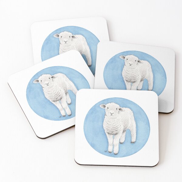 Item preview, Inktober 2021: Sheep designed and sold by Pamela Sommer.