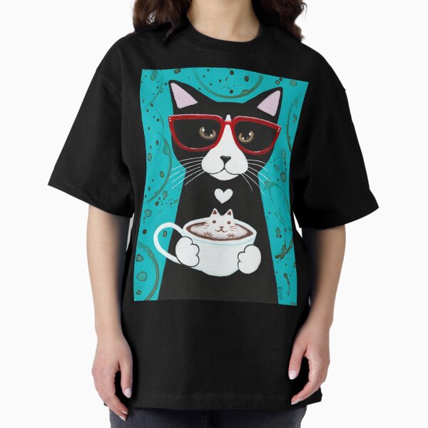 Item preview, Tuxedo Catpurrccino designed and sold by KilkennyCat Art.