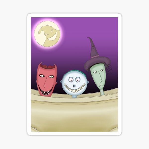 "Lock, Shock & Barrel" Sticker for Sale by Silmerana Redbubble