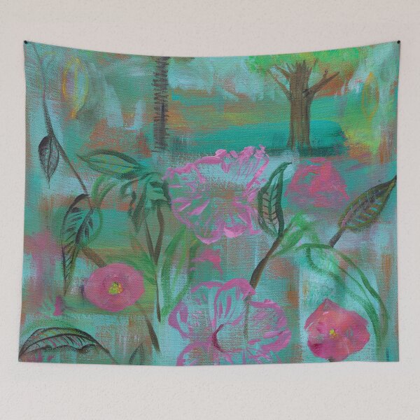 Item preview, Pink flowers at Botanical Gardens   designed and sold by CeciliaBell.