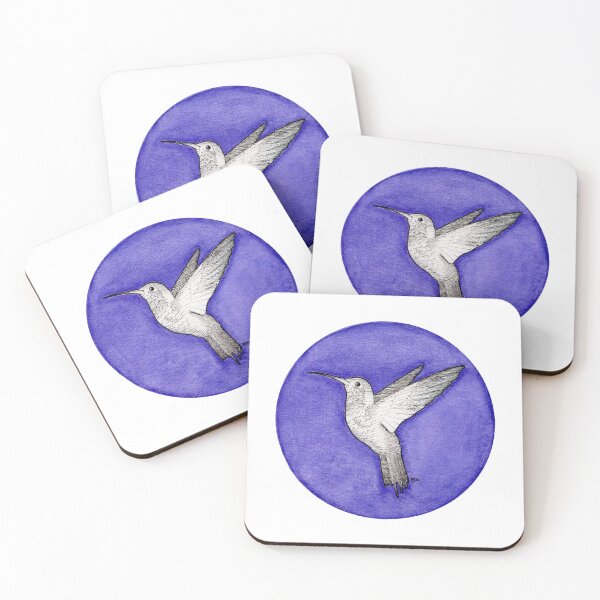 Item preview, Inktober 2021: Hummingbird designed and sold by Pamela Sommer.