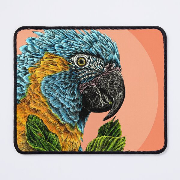 Item preview, Blue throated macaw parrot designed and sold by LorenDowding.