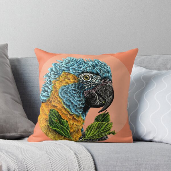 Item preview, Blue throated macaw parrot designed and sold by LorenDowding.