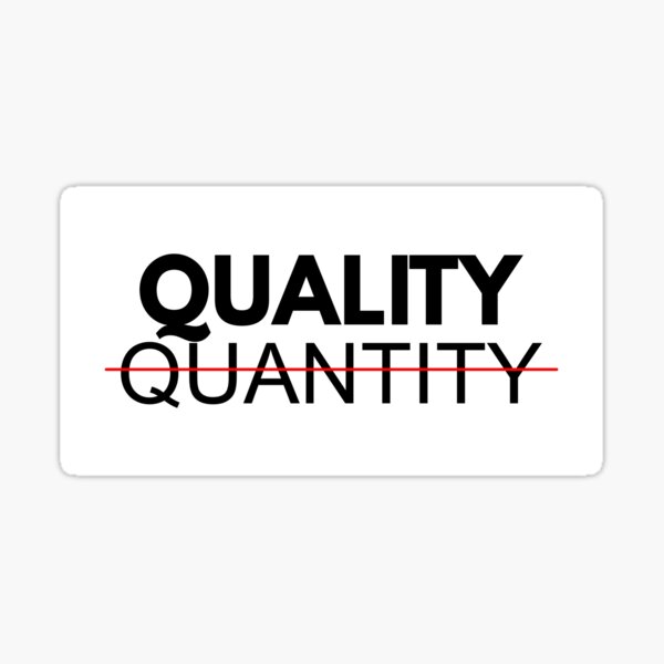 Item preview, Quality not Quantity designed and sold by YOUONLY.