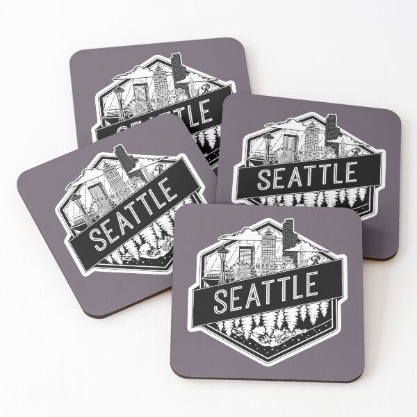 Item preview, Seattle Flipped designed and sold by GlacialGalaxy.