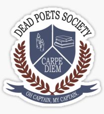 Pegatina Sociedad de Poetas Muertos