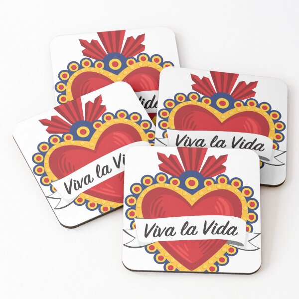 Item preview, Mexican Sacred Heart II / "Viva la Vida" Frida Kahlo's Quote in Spanish by Akbaly designed and sold by Akbaly.