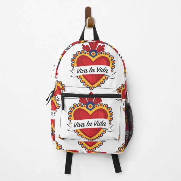 Item preview, Mexican Sacred Heart II / "Viva la Vida" Frida Kahlo's Quote in Spanish by Akbaly designed and sold by Akbaly.