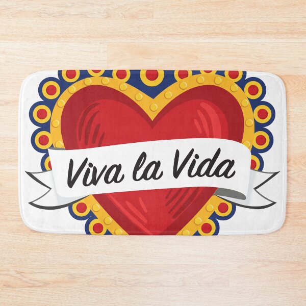 Item preview, Mexican Sacred Heart II / "Viva la Vida" Frida Kahlo's Quote in Spanish by Akbaly designed and sold by Akbaly.