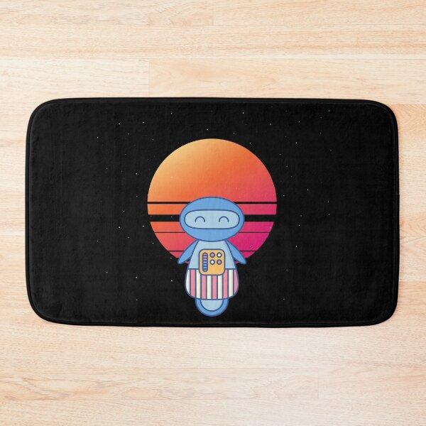 Item preview, The Robot Is Flying High At Sunset. designed and sold by ELEGANTRETRO.