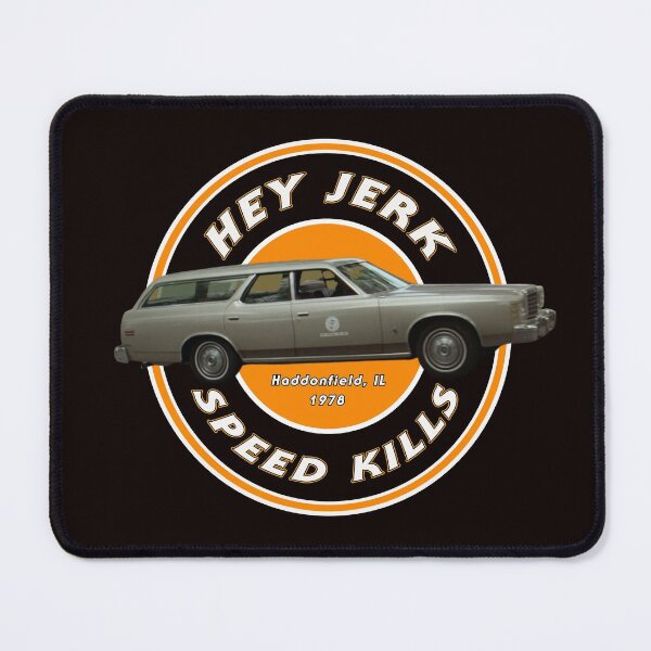 Item preview, Hey Jerk Speed Kills Halloween 1978 Annie Michael Myers Horror Humor T-Shirt designed and sold by Gore2Geek.