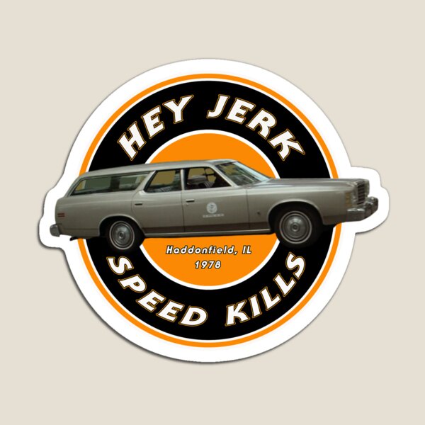 Item preview, Hey Jerk Speed Kills Halloween 1978 Annie Michael Myers Horror Humor T-Shirt designed and sold by Gore2Geek.