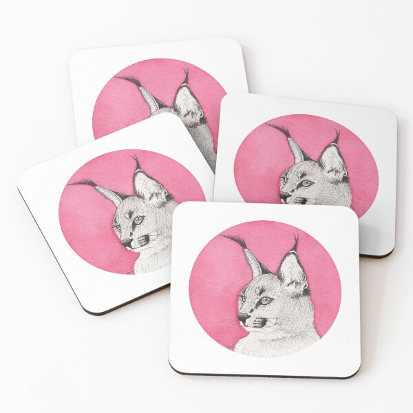 Item preview, Inktober 2021: Caracal designed and sold by Pamela Sommer.