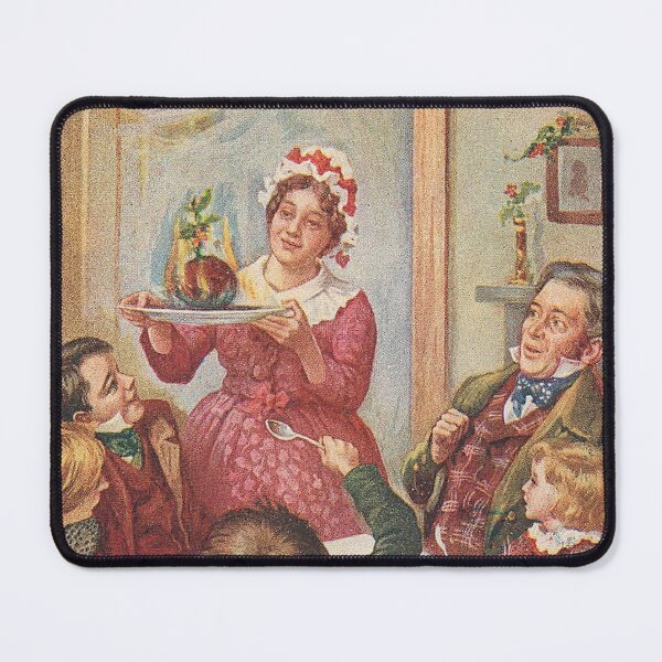 Item preview, "Bob Crachit's Christmas Dinner" Vintage Christmas Postcard  (1905) designed and sold by Douglas E. Welch Design and Photography.