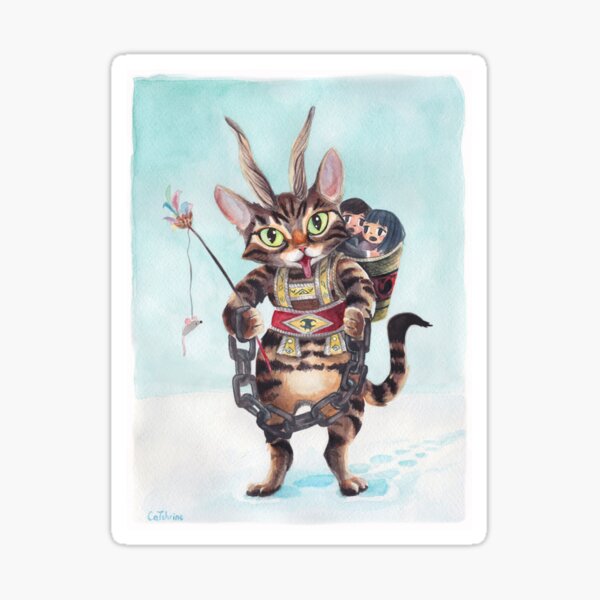 Item preview, Krampus Kitty designed and sold by catshrine.