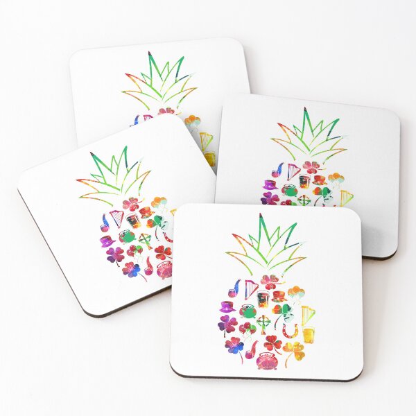 Item preview, Irish pineapple watercolor designed and sold by aggiexnjoz.