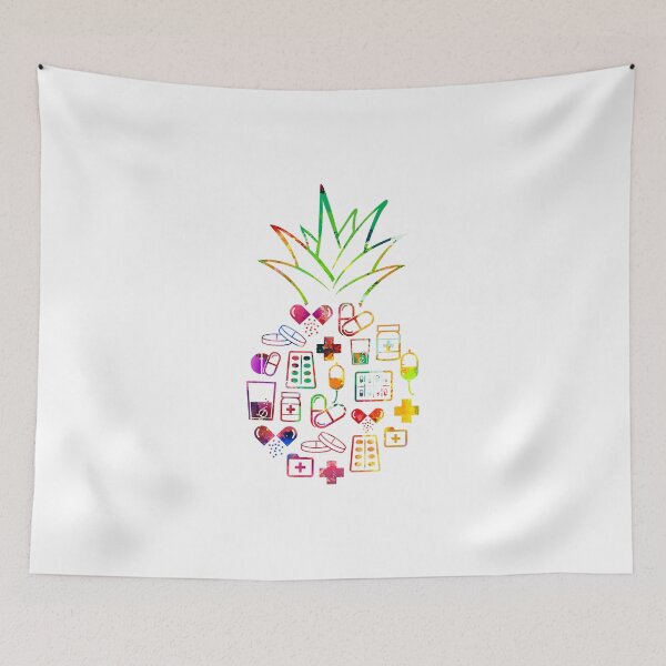 Item preview, Pharmacist pineapple watercolor designed and sold by aggiexnjoz.