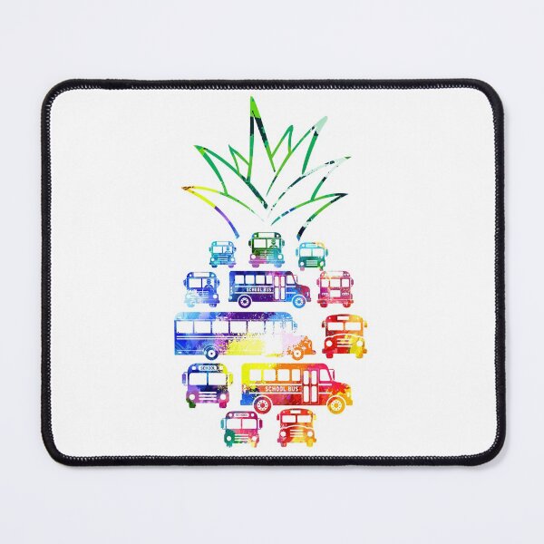 Item preview, School Bus pineapple watercolor designed and sold by aggiexnjoz.