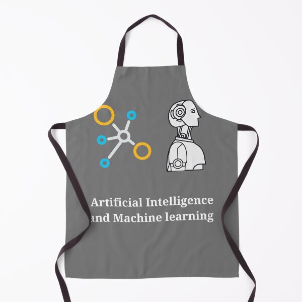 Item preview, Artificial Intelligence and Machine Learning logo Grey designed and sold by UpcomingTech.