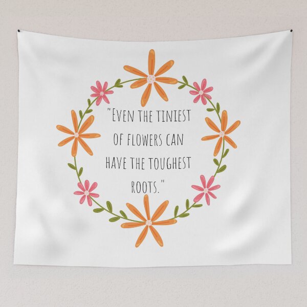 Item preview, Inspirational Flower Quote  designed and sold by Dollfacedesign.