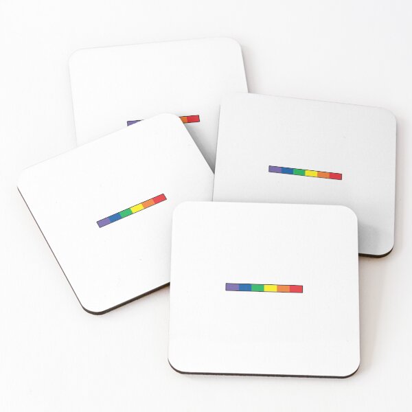 Item preview, Subtle Rainbow Gay Pride Flag Strip, Subtle Minimalist Pride designed and sold by HumanNation.