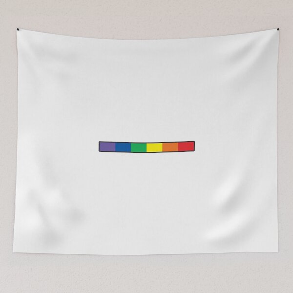 Item preview, Subtle Rainbow Gay Pride Flag Strip, Subtle Minimalist Pride designed and sold by HumanNation.
