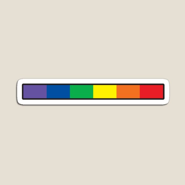 Item preview, Subtle Rainbow Gay Pride Flag Strip, Subtle Minimalist Pride designed and sold by HumanNation.
