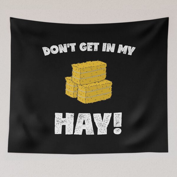 Item preview, Punny Farm Work Rancher Hay Bale graphic designed and sold by jakehughes2015.