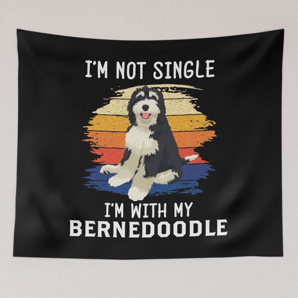 Item preview, Funny I'm With My Bernedoodle Funny Dog Owner graphic designed and sold by jakehughes2015.