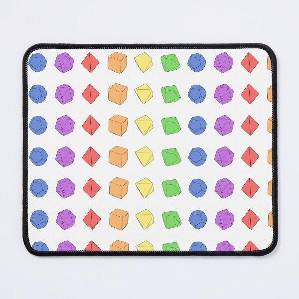 Item preview, Pastel Rainbow Polyhedral Dice designed and sold by FrostedDesigns.