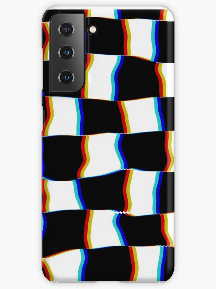 Checker Board Glitch Samsung Galaxy Phone Case