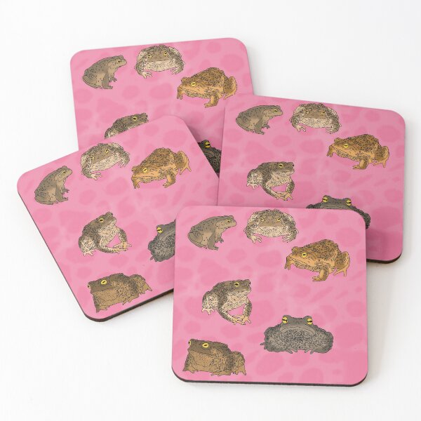 Item preview, Toads Pattern Pink designed and sold by Ashley Gagnon.
