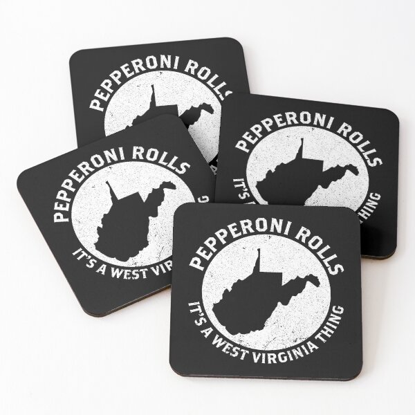 Item preview, West Virginia Pride State Map Pepperoni Rolls design designed and sold by jakehughes2015.