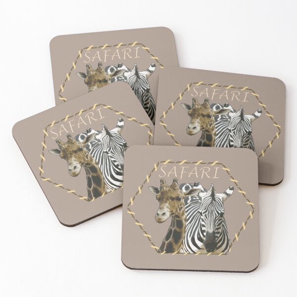 Item preview, Safari Design, giraffe, zebra, African animals designed and sold by Sandra O'Toole.