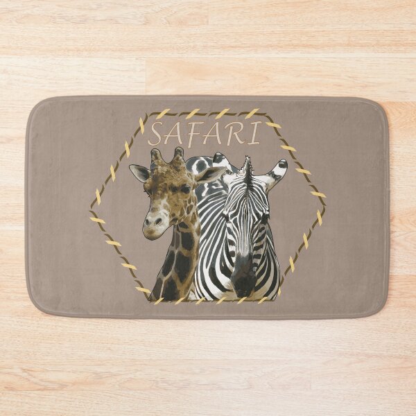 Item preview, Safari Design, giraffe, zebra, African animals designed and sold by Sandra O'Toole.