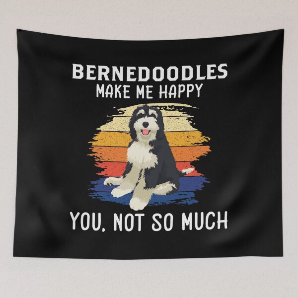 Item preview, You Not So Much Bernedoodles Funny Dog Owner graphic designed and sold by jakehughes2015.