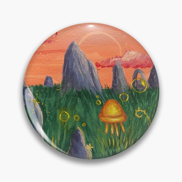 Item preview, Sunset Jellyfish Fields designed and sold by diaphona.