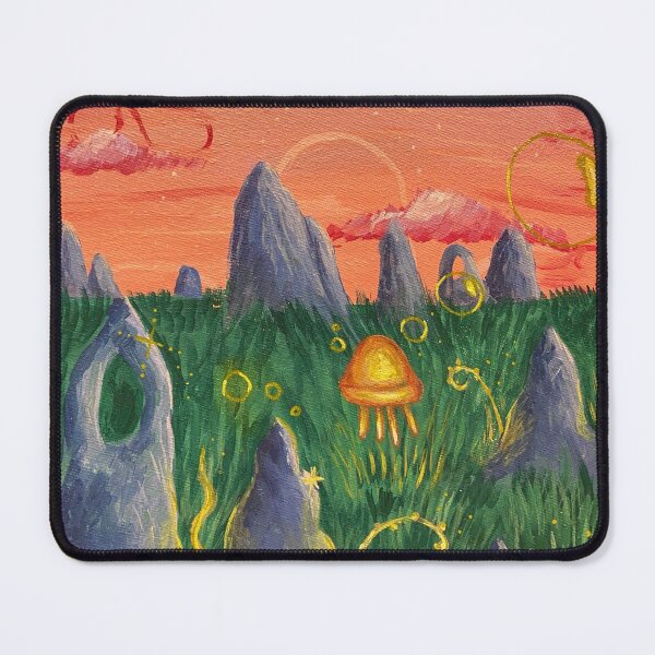 Item preview, Sunset Jellyfish Fields designed and sold by diaphona.