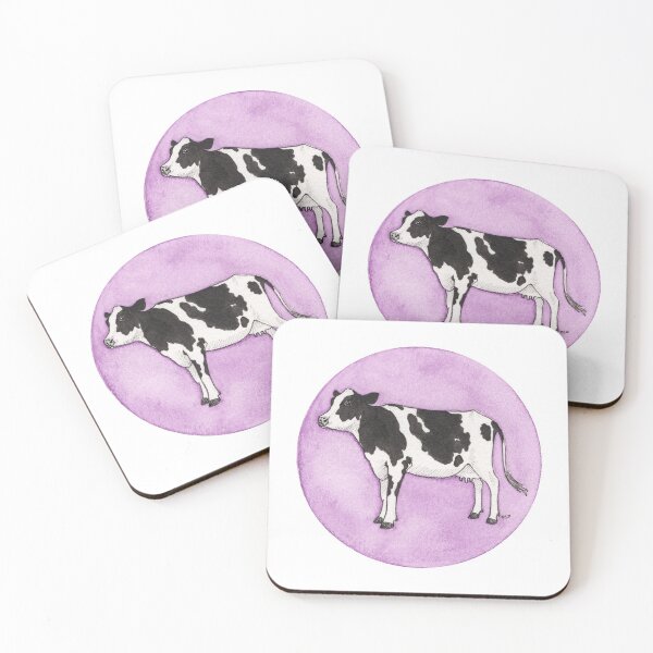Item preview, Inktober 2021: Cow designed and sold by Pamela Sommer.