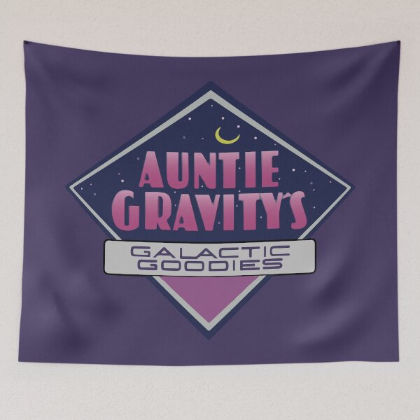 Aperçu de l'œuvre Les goodies galactiques de tante Gravity créée et vendue par D24designs.