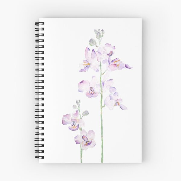 Item preview, hand painted purple orchid watercolor  designed and sold by ColorandColor.
