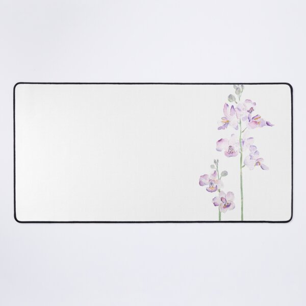Item preview, hand painted purple orchid watercolor  designed and sold by ColorandColor.