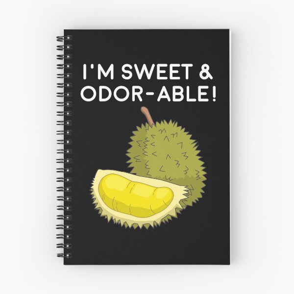 Item preview, Funny Durian Pun Sweet Odorable Southeast Asia Fruit print designed and sold by jakehughes2015.