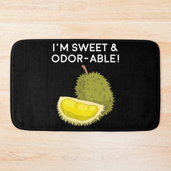 Item preview, Funny Durian Pun Sweet Odorable Southeast Asia Fruit print designed and sold by jakehughes2015.