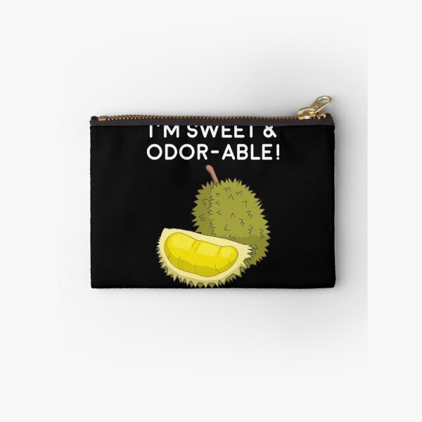 Item preview, Funny Durian Pun Sweet Odorable Southeast Asia Fruit print designed and sold by jakehughes2015.