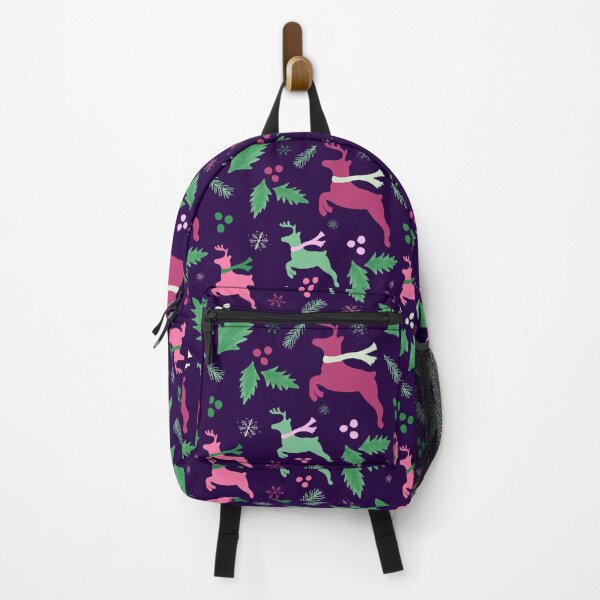 Item preview, Festive Reindeer in pink, purple and green  designed and sold by ShaunaMcc.