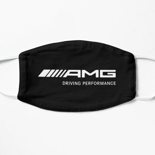 weißes Auto mit Logo Flache Maske