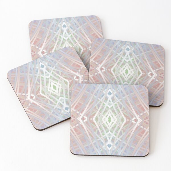 Item preview, Pastel abstract 'rubber band' designed and sold by DesignbyTuana.