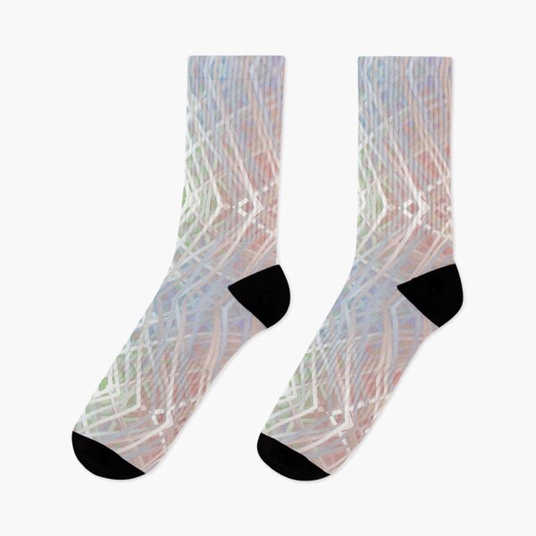 Item preview, Pastel abstract 'rubber band' designed and sold by DesignbyTuana.