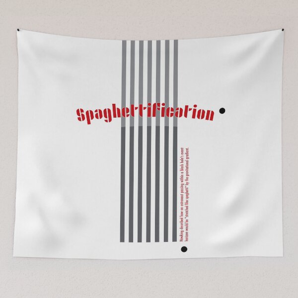Item preview, Spaghettification - Stephen Hawking designed and sold by NeatStudios2.